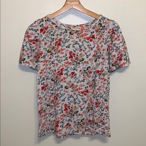 Floral cotton tee